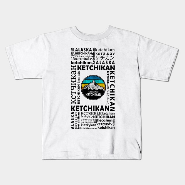 Ketchikan, Alaska Kids T-Shirt by dejava